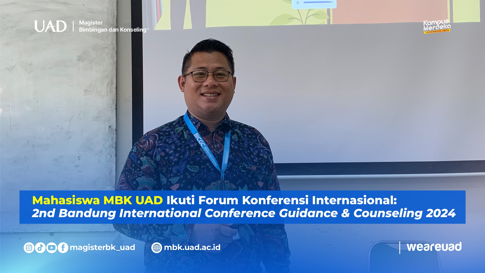 Mahasiswa MBK UAD Ikuti Konferensi Internasional