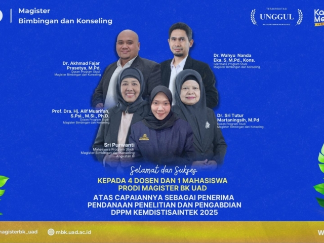 Prestasi Gemilang Magister BK UAD di KEMDISTISAINTEK