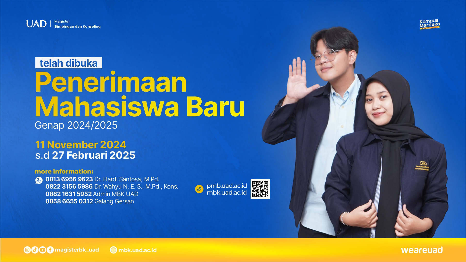 Penerimaan Mahasiswa Baru MBK 2024/2025